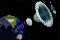 La transmission des signaux micro-ondes nécessite des gigantesques antennes aussi bien au départ qu’à la réception. © U.S. Naval Research Laboratory